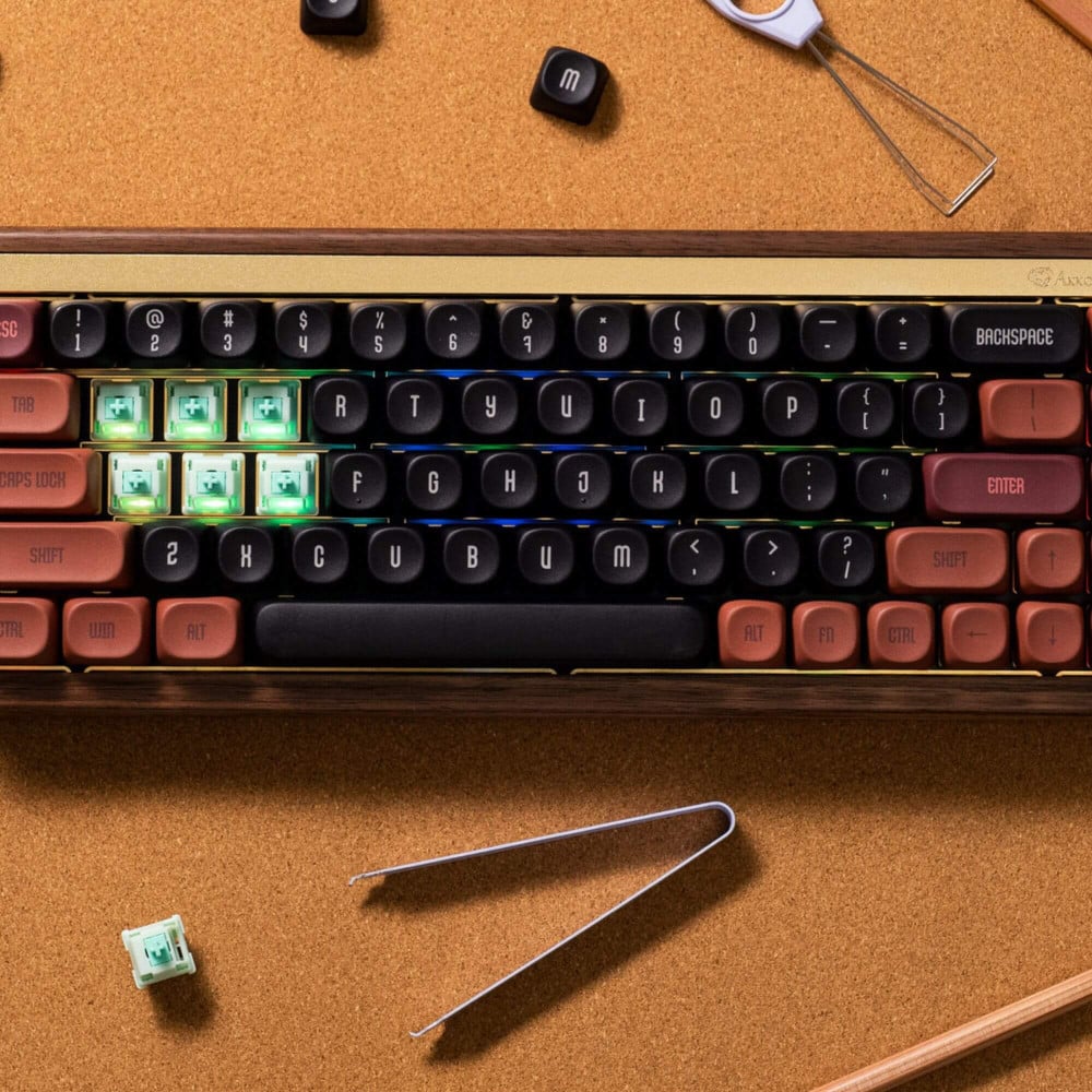 Akko MU01 Mechanische Holztastatur – Eleganz trifft Technologie