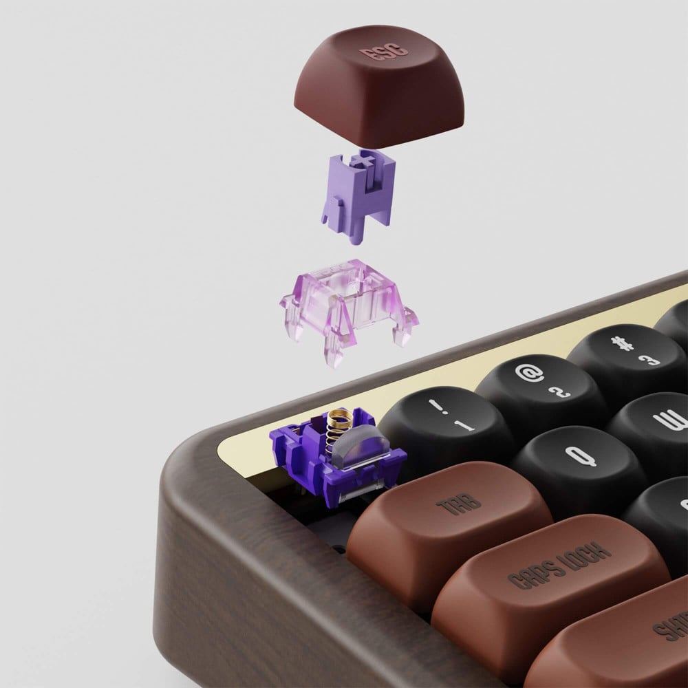 Akko MU01 Mechanische Holztastatur – Eleganz trifft Technologie
