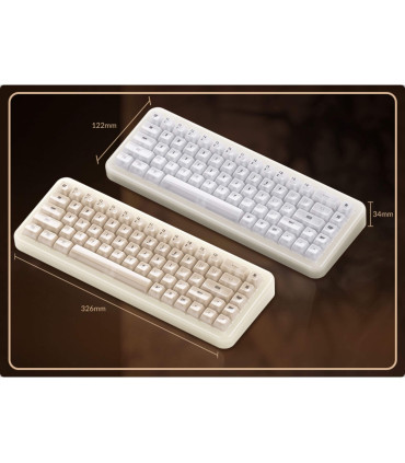 The Akko YU01 Resin Keyboard – Elegance, RGB and Innovative Technology