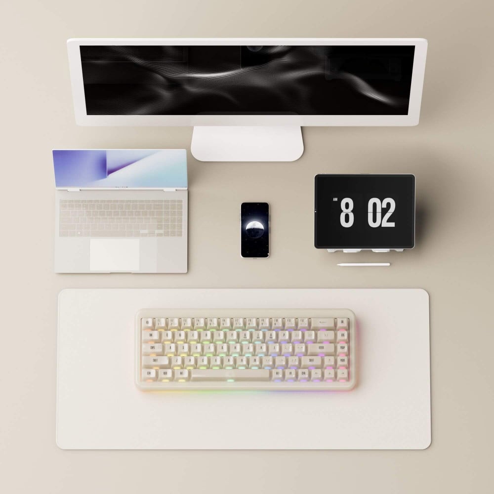The Akko YU01 Resin Keyboard – Elegance, RGB and Innovative Technology