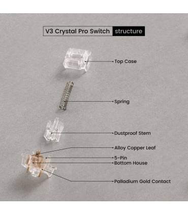 Akko V3 Crystal Pro: Perfekte RGB-Schalter für Gaming und Tippen