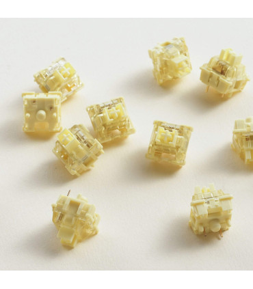 Akko V3 Cream Yellow Pro : Des commutateurs précis et fluides avec un son amélioré