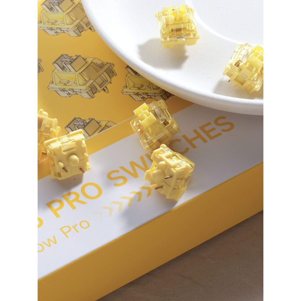 Akko V3 Cream Yellow Pro : Des commutateurs précis et fluides avec un son amélioré