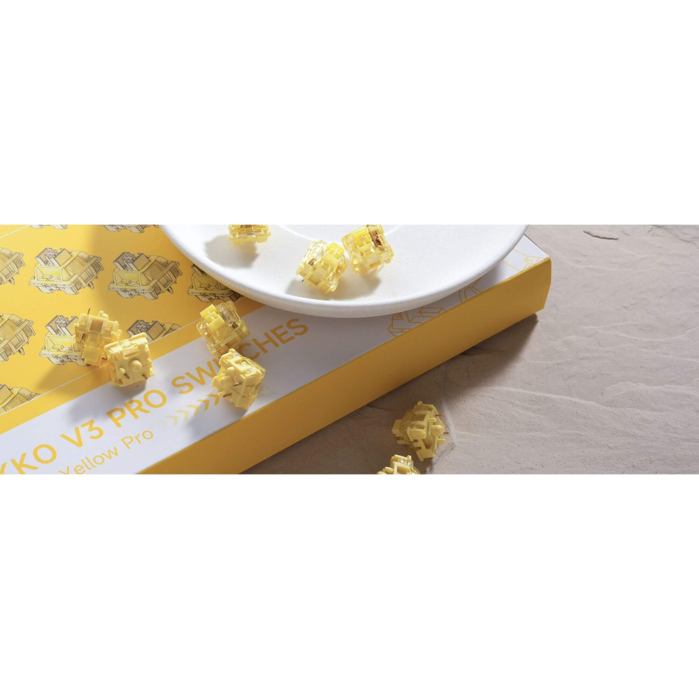 Akko V3 Cream Yellow Pro: Precise, smooth switches with improved sound