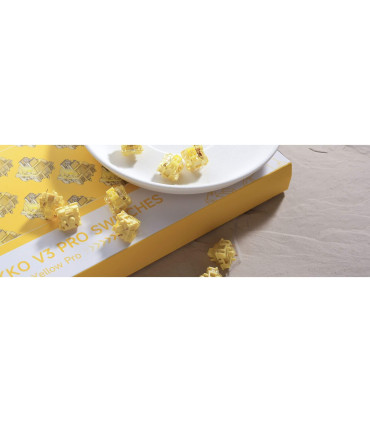 Akko V3 Cream Yellow Pro: Precise, smooth switches with improved sound