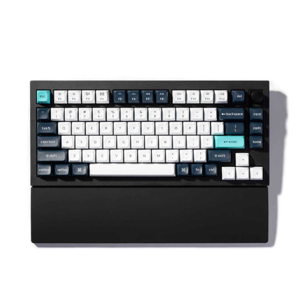 Keychron Repose-poignets en silicone V1 / V1 Max / V2 / Q2 / Q9 / Q1 Pro / Q1 HE / Q1 Max / Q2 Pro / Q2 Max / P1 / P1 Pro / P1 H