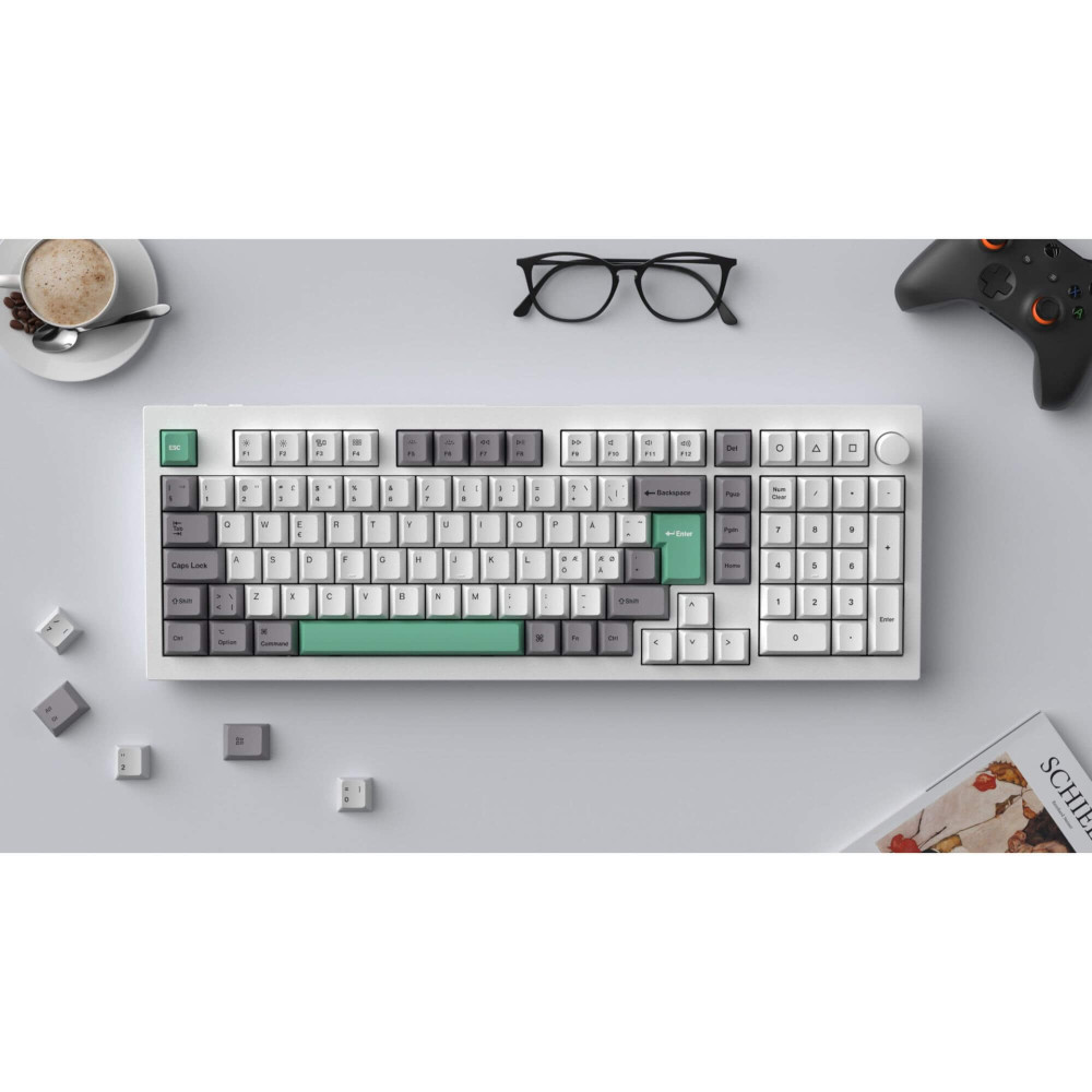 Jeu de touches complet PBT haut de gamme – Disposition suisse | Conception robuste et précise