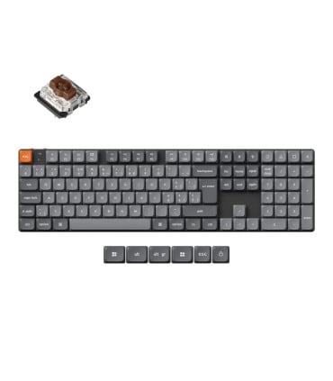 Keychron K5 Max – Clavier mécanique ultra-mince pour la productivité et les jeux