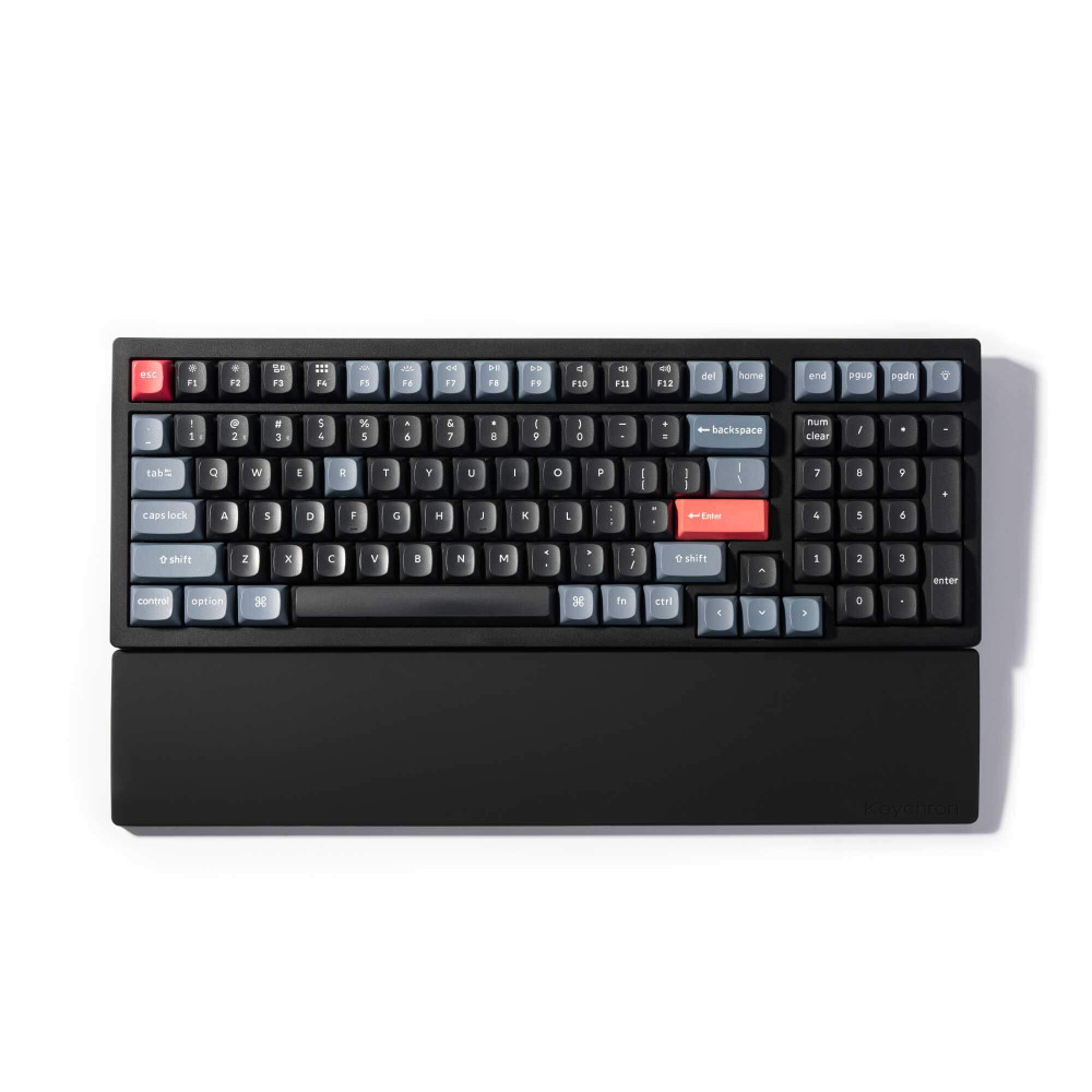 Keychron Silicone wrist rest - Ergonomic support for comfortable typing