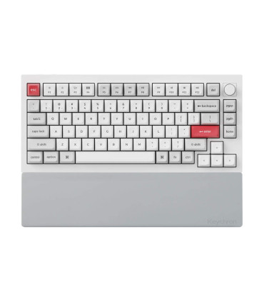 Keychron Repose-poignet en silicone - Support ergonomique pour une frappe confortable