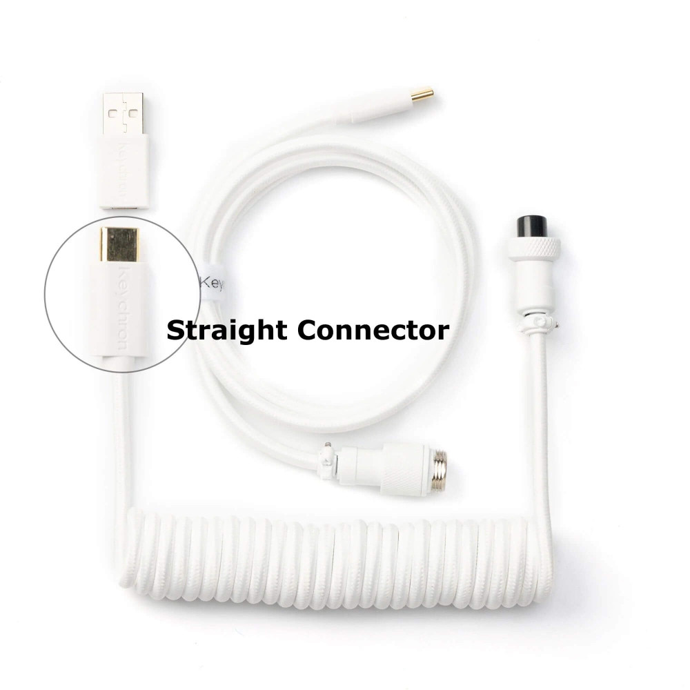 Keychron câble aviateur enroulé personnalisé pour votre clavier