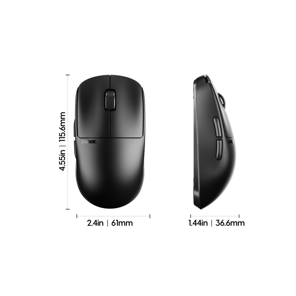 Pulsar X2 CrazyLight E-Sport Maus – Ultraleicht für Pro Gamer