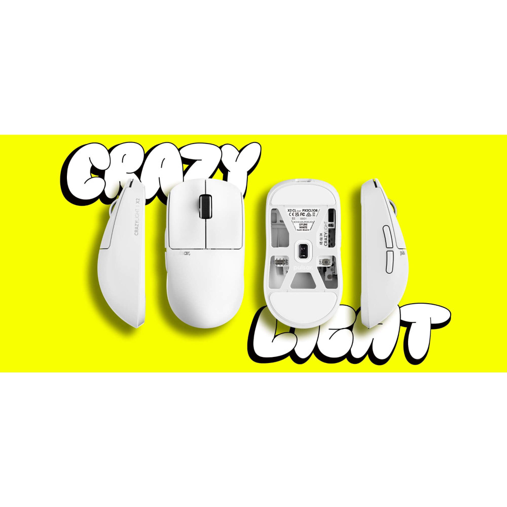 Souris e-sportPulsar X2 CrazyLight – ultralégère pour les joueurs professionnels