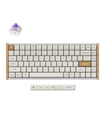 Keychron K2 HE – Magnetische Holz Tastatur für Gaming & Produktivität