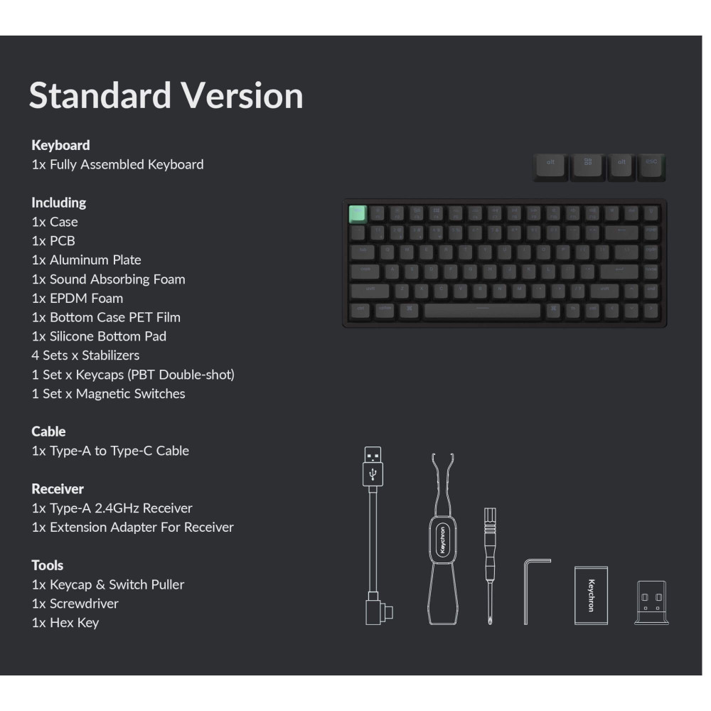 Keychron K2 HE – Magnetische Holz Tastatur für Gaming & Produktivität