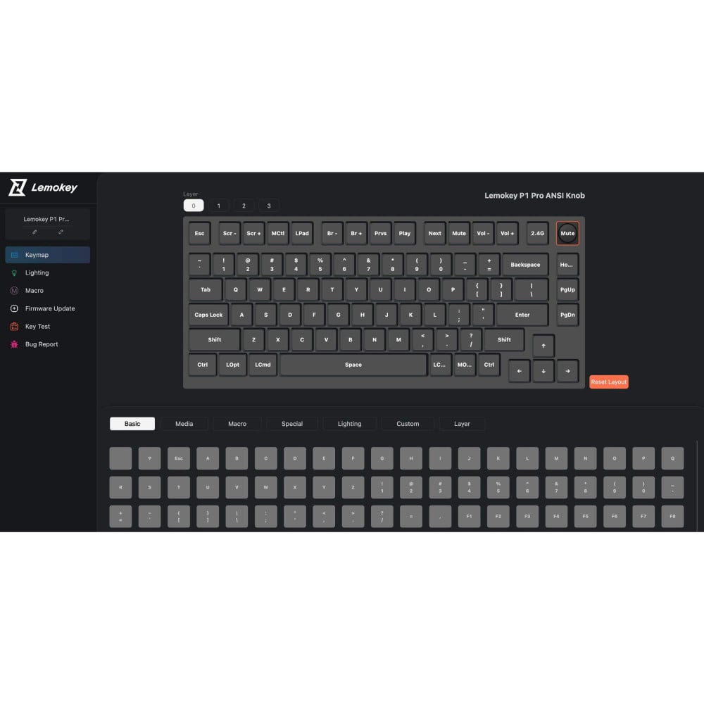 Lemokey P1 Pro: Premium 75% Gaming Keyboard with RGB & Aluminum Case
