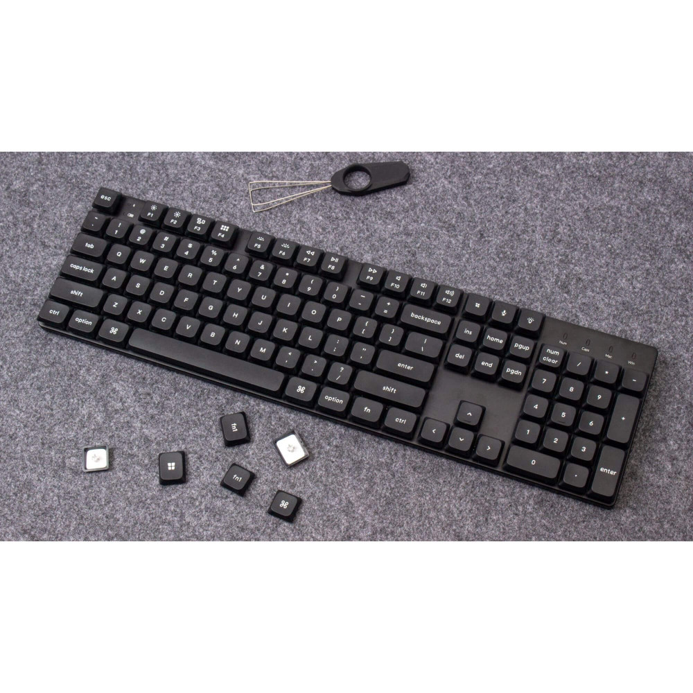 Keychron Low Profile Keycaps ISO-CH – Disposition suisse pour votre clavier