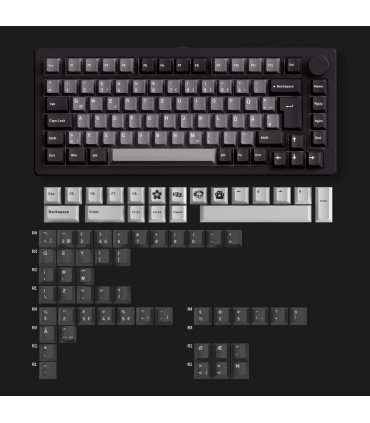 Akko MonsGeek M1 V5 VIA Black & Silver ISO – Premium Gaming Keyboard