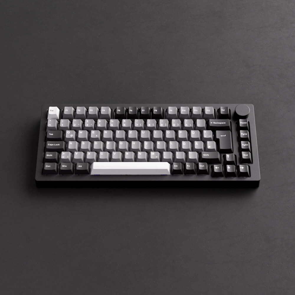 Akko MonsGeek M1 V5 VIA Black & Silver ISO – Premium Gaming Keyboard