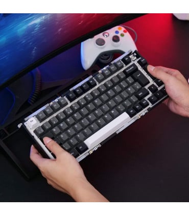 Akko MonsGeek M1 V5 VIA Black & Silver ISO – Premium Gaming Keyboard
