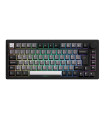 Akko MonsGeek M1 V5 VIA Noir & Argent (ISO) Interrupteur « Cyan Crémeux »