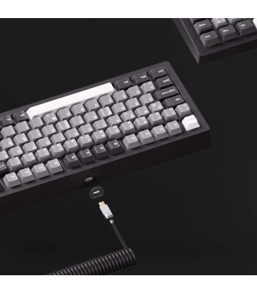 Akko MonsGeek M1 V5 VIA Black & Silver ISO – Premium Gaming Tastatur