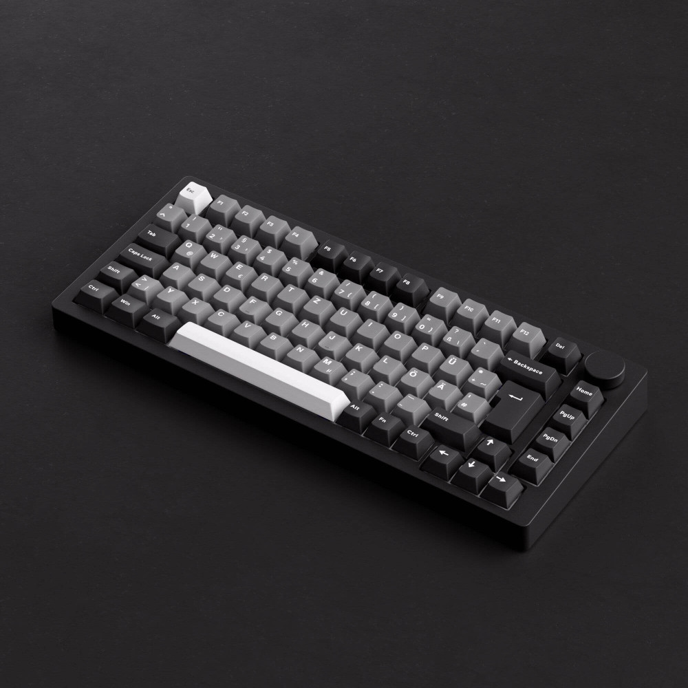 Akko MonsGeek M1 V5 VIA Noir & Argent ISO – Clavier de jeu haut de gamme