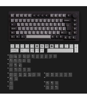 Akko MonsGeek M1 V5 VIA Black & Silver ISO – Premium Gaming Keyboard