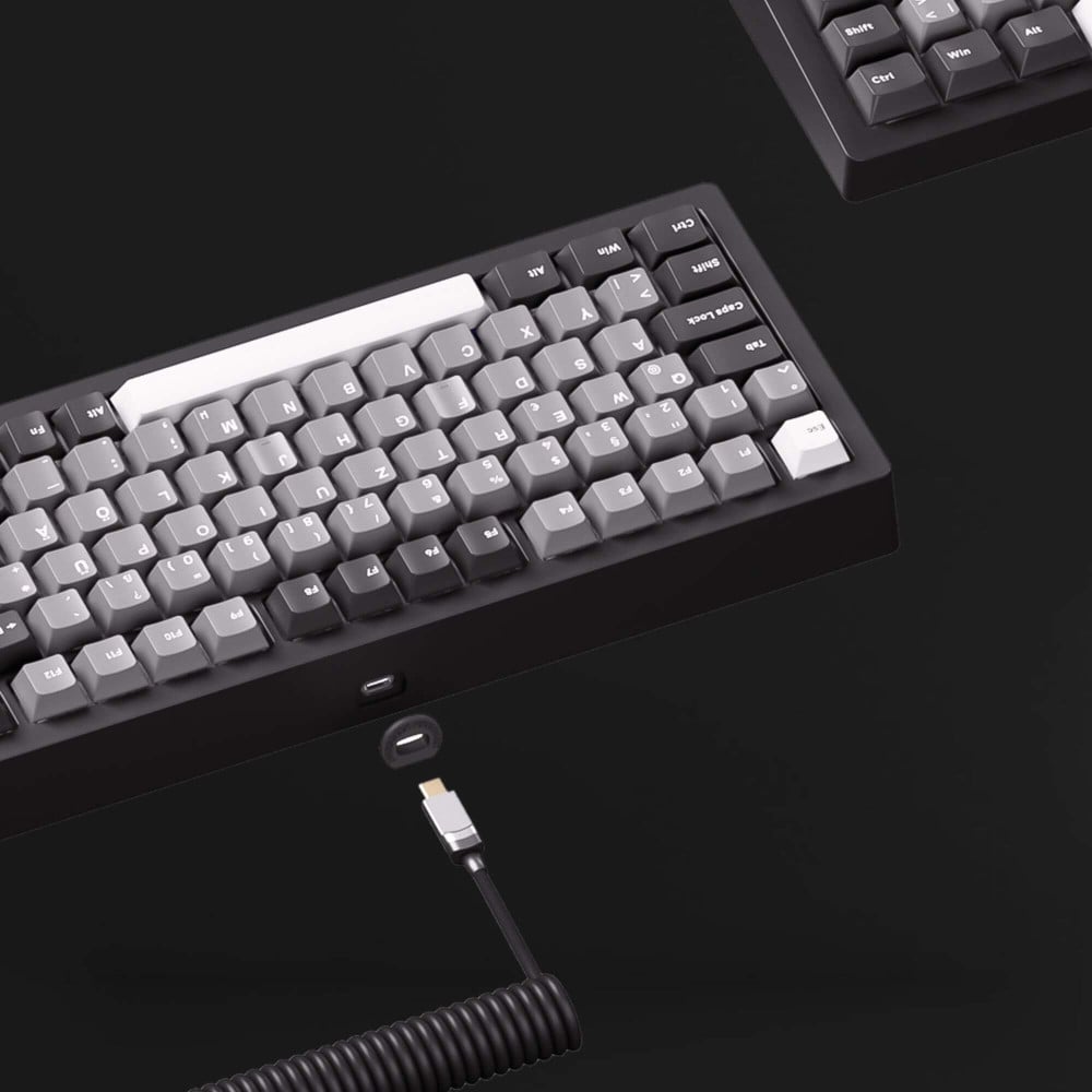Akko MonsGeek M1 V5 VIA Black & Silver ISO – Premium Gaming Keyboard
