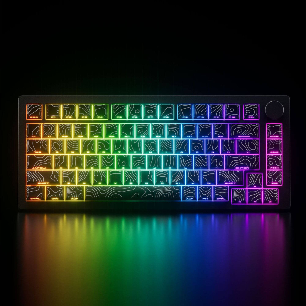 Akko MonsGeek M1 V5 Contour Lines ANSI – Clavier de jeu haut de gamme
