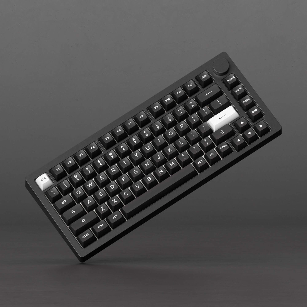 Akko MonsGeek M1 V5 VIA Black & Silver ISO – Premium Gaming Tastatur