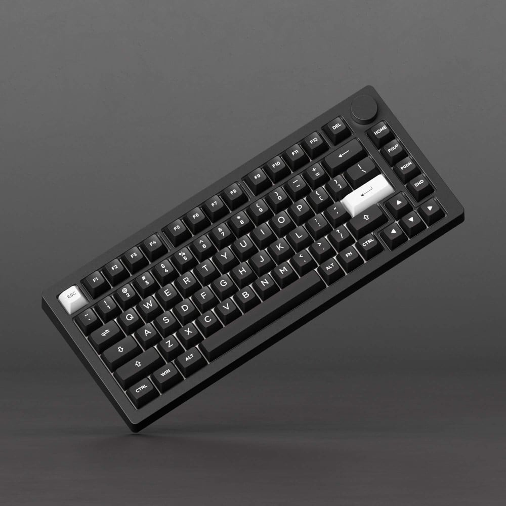 Akko MonsGeek M1 V5 VIA Noir & Argent ISO – Clavier de jeu haut de gamme