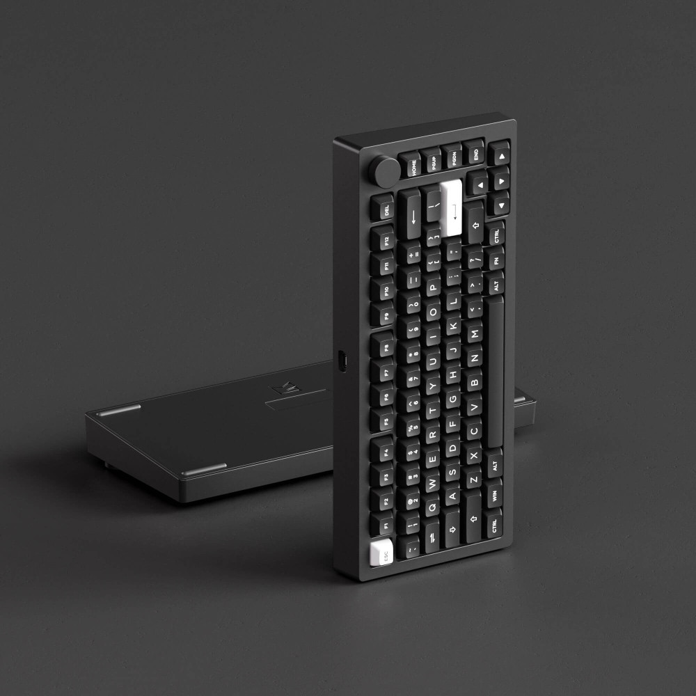 Akko MonsGeek M1 V5 VIA Noir & Argent ISO – Clavier de jeu haut de gamme