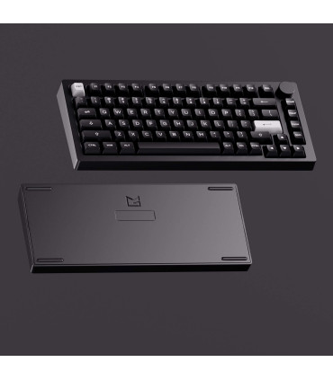 Akko MonsGeek M1 V5 VIA Black & Silver ISO – Premium Gaming Tastatur