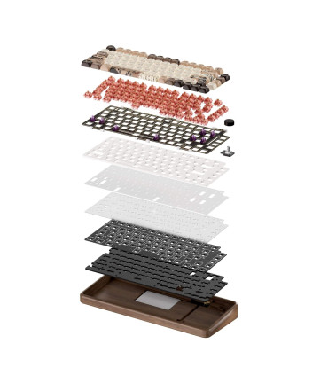 Akko MU02 Mechanische Holztastatur – Eleganz trifft Technologie