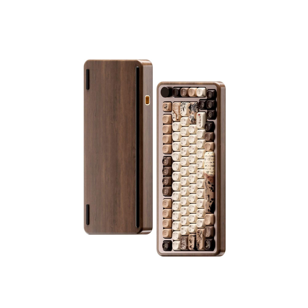 Akko MU02 Mechanische Holztastatur – Eleganz trifft Technologie