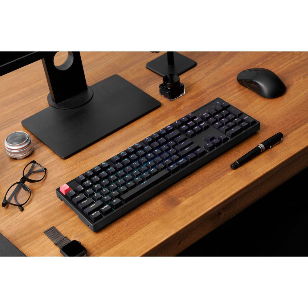 Keychron K10 V2 – Clavier sans fil et remplaçable à chaud avec RGB et QMK