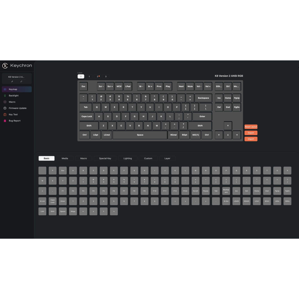 Keychron K8 V2 – Kabellose & Hot-Swap Tastatur mit RGB & QMK