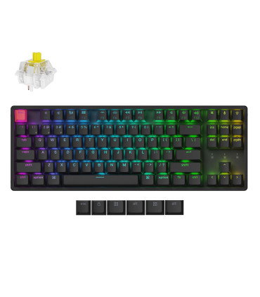 Keychron K8 V2 – Clavier sans fil et remplaçable à chaud avec RGB et QMK