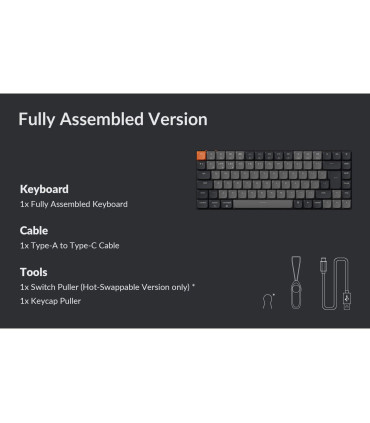 Keychron K3 QMK (Version 3) – Ultradünne mechanische Tastatur mit QMK & RGB