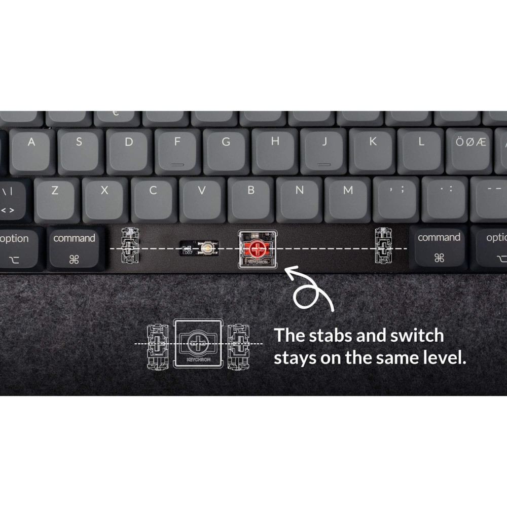 Keychron K1 QMK (Version 6) – Ultraflache Mechanische Tastatur für Mac