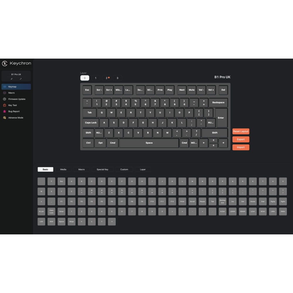 Keychron B1 Pro – Clavier sans fil ultra-léger avec longue durée de vie de la batterie