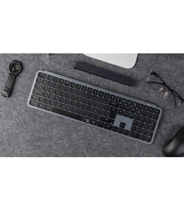 Keychron B6 Pro ISO-CH – Wireless-Tastatur mit 1200h Akku & Launcher App