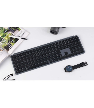 Keychron B6 Pro ISO-CH – Wireless-Tastatur mit 1200h Akku & Launcher App
