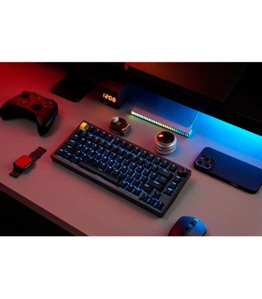 Keychron Lemokey P1 HE – Clavier de jeu à 81 touches avec commutateurs à effet Hall