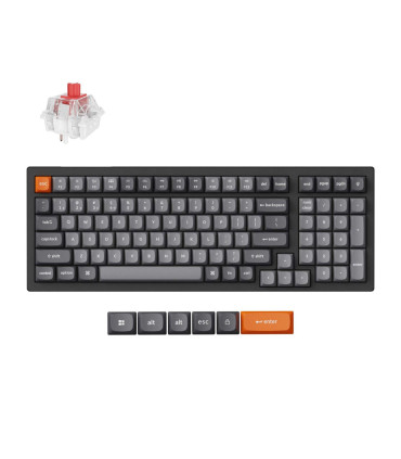 Keychron K4 Max ANSI – Clavier sans fil QMK compact avec pavé numérique