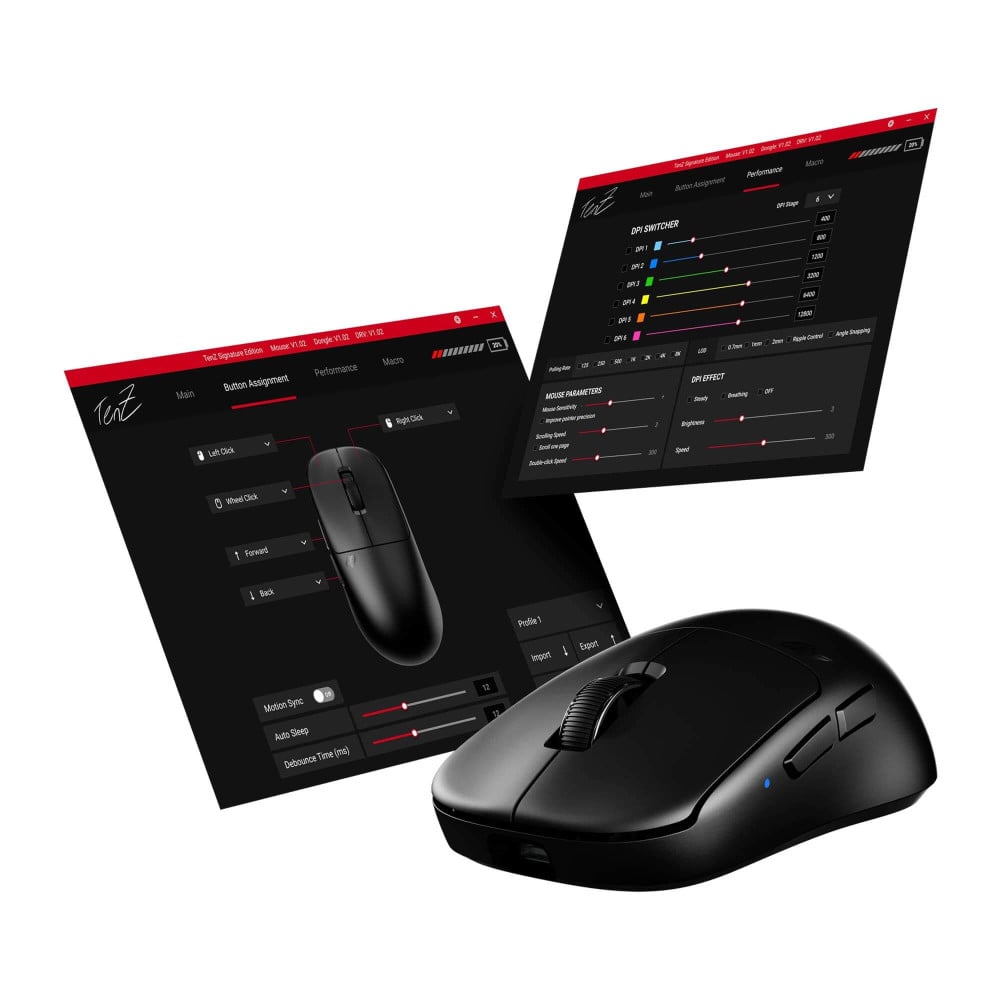Pulsar TenZ Signature Edition – 47g Wireless Maus mit 8000 Hz