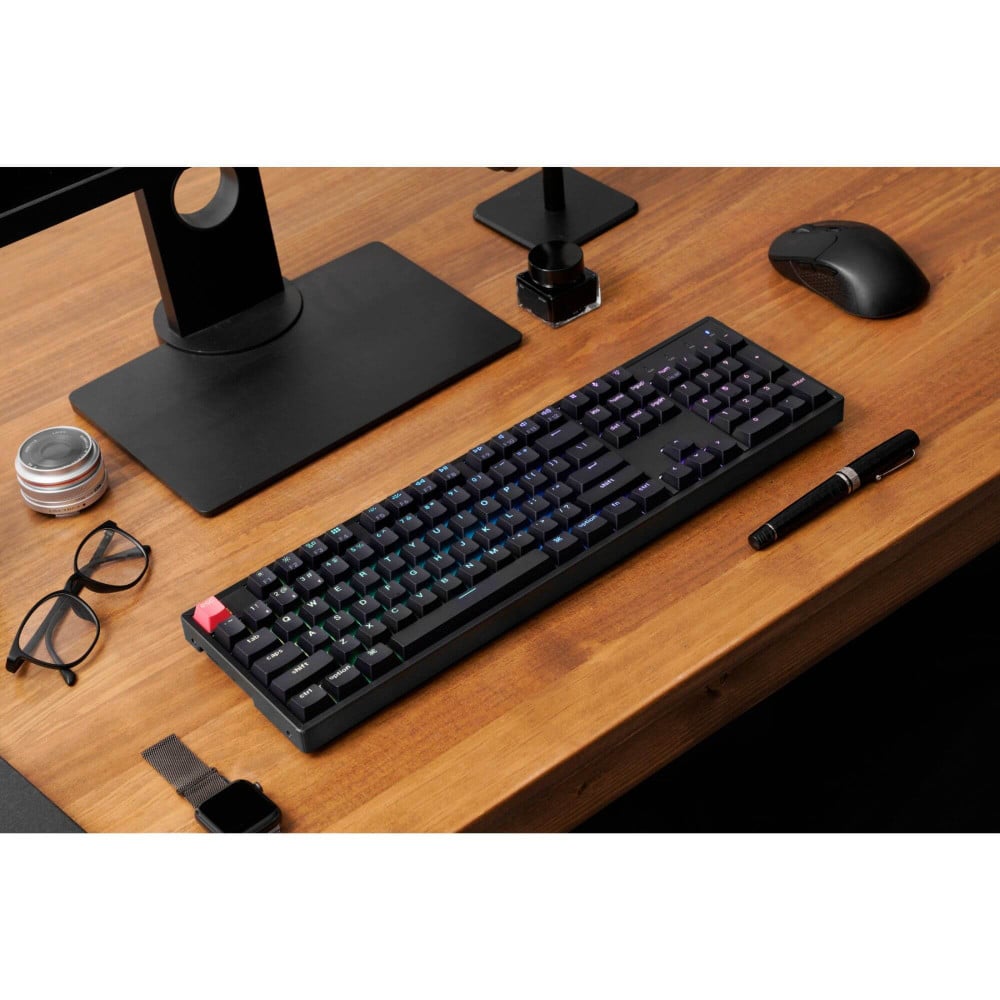 Keychron K10 V2 – Clavier sans fil et remplaçable à chaud avec RGB et QMK
