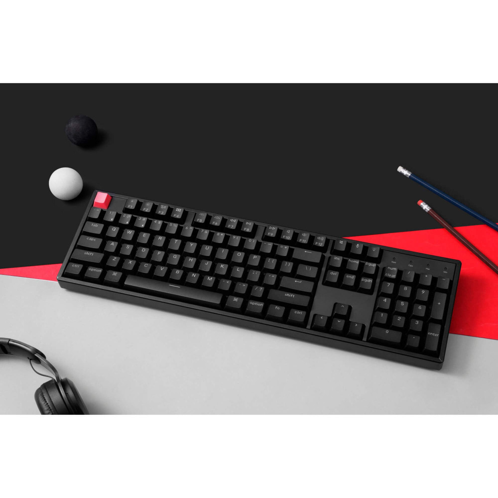 Keychron K10 V2 – Clavier sans fil et remplaçable à chaud avec RGB et QMK
