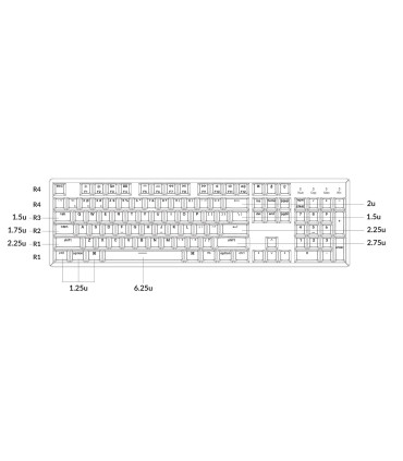 Keychron K10 V2 – Clavier sans fil et remplaçable à chaud avec RGB et QMK